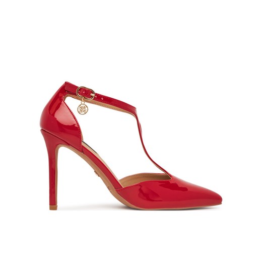 Nine West Szpilki WS21582-01 Czerwony ze sklepu MODIVO w kategorii Czółenka - zdjęcie 182687870