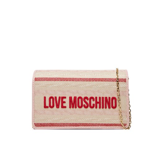 LOVE MOSCHINO Torebka JC4241PP0MKO110A Różowy ze sklepu MODIVO w kategorii Kopertówki - zdjęcie 182687883