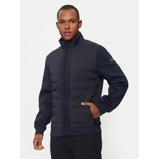 Guess Kurtka puchowa M4YL37 WG9U2 Granatowy Regular Fit ze sklepu MODIVO w kategorii Kurtki męskie - zdjęcie 182687893