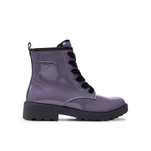 Geox Kozaki Jr Casey J9420G 000HH C8016 M Fioletowy ze sklepu MODIVO w kategorii Buty zimowe dziecięce - zdjęcie 182687904