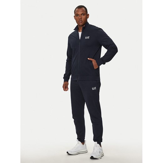 EA7 Emporio Armani Dres 8NPV60 PJVRZ 1562 Granatowy Regular Fit ze sklepu MODIVO w kategorii Dresy męskie - zdjęcie 182687930