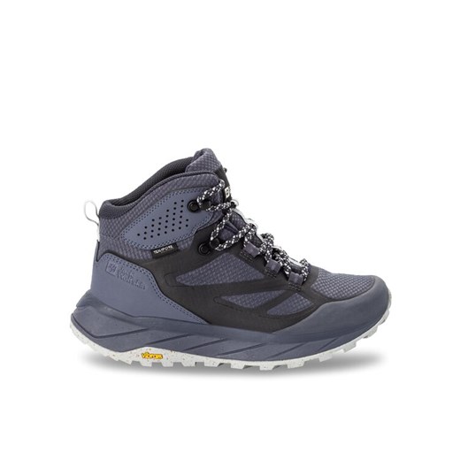 Jack Wolfskin Trekkingi Terraventure Texapore Mid W 4049991 Szary ze sklepu MODIVO w kategorii Buty trekkingowe damskie - zdjęcie 182687942