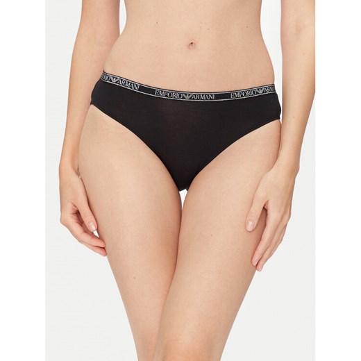 Emporio Armani Underwear Komplet 2 par fig klasycznych EW000403 AF10889 MC005 Czarny ze sklepu MODIVO w kategorii Majtki damskie - zdjęcie 182687944