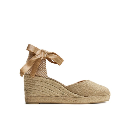 Castañer Espadryle Carina/6/032 021769 Złoty ze sklepu MODIVO w kategorii Espadryle damskie - zdjęcie 182688001
