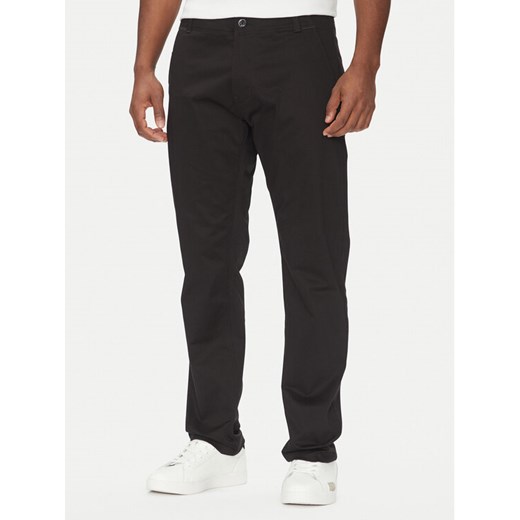G-Star Raw Chinosy Mosa D25547-5126 Czarny Straight Fit ze sklepu MODIVO w kategorii Spodnie męskie - zdjęcie 182688010
