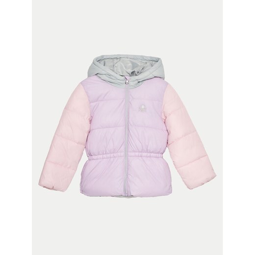 United Colors Of Benetton Kurtka zimowa 2NQRGN02X Fioletowy Regular Fit ze sklepu MODIVO w kategorii Kurtki dziewczęce - zdjęcie 182688070