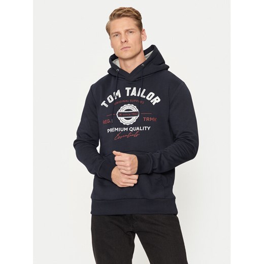 Tom Tailor Bluza 1043292 Niebieski Regular Fit ze sklepu MODIVO w kategorii Bluzy męskie - zdjęcie 182688172