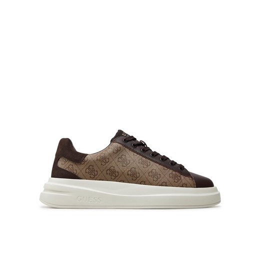 Guess Sneakersy Elba FMPVIB FAL12 Beżowy ze sklepu MODIVO w kategorii Buty sportowe męskie - zdjęcie 182688202