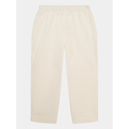 United Colors Of Benetton Spodnie dresowe 3J68CF03Z Écru Straight Fit ze sklepu MODIVO w kategorii Spodnie dziewczęce - zdjęcie 182688212