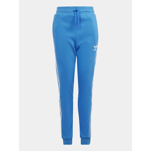 adidas Spodnie dresowe 3-Stripes IM9676 Niebieski Regular Fit ze sklepu MODIVO w kategorii Spodnie chłopięce - zdjęcie 182688223