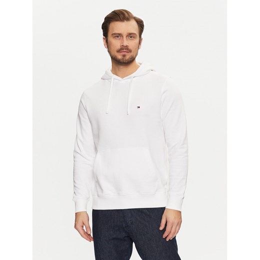 Tommy Hilfiger Bluza Essential MW0MW37235 Biały Regular Fit ze sklepu MODIVO w kategorii Bluzy męskie - zdjęcie 182688272