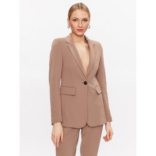 Marc Aurel Marynarka 3749 7016 24442 Brązowy Regular Fit ze sklepu MODIVO w kategorii Marynarki damskie - zdjęcie 182688282