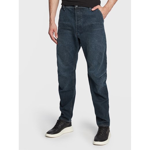 G-Star Raw Jeansy Grip 3D D19928-D243-D325 Granatowy Relaxed Fit ze sklepu MODIVO w kategorii Jeansy męskie - zdjęcie 182688283