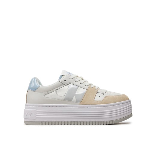 Calvin Klein Jeans Sneakersy Bold Platf Low Lace Mix Nbs Dc YW0YW01432 Biały 40 MODIVO