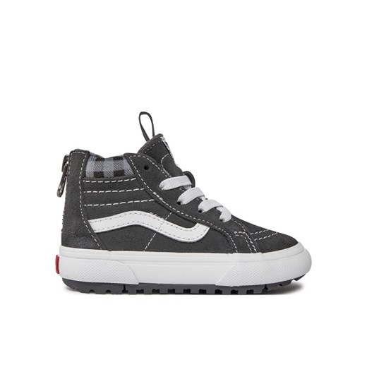 Vans Sneakersy Td Sk8-Hi Zip Mte-1 VN0A5HZ3GYW1 Szary ze sklepu MODIVO w kategorii Trampki dziecięce - zdjęcie 182688383