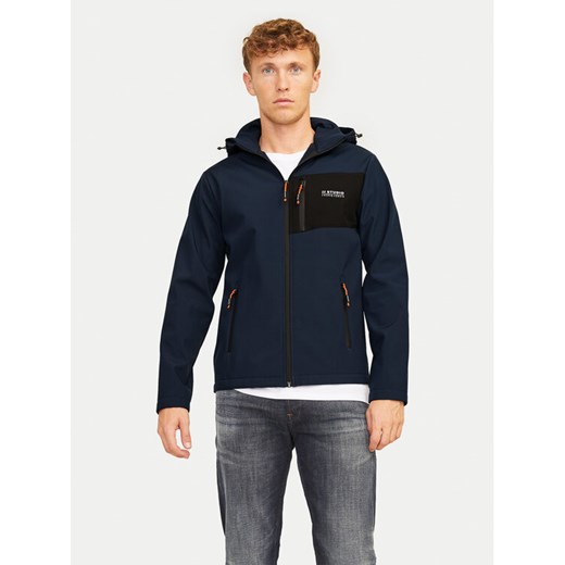 Jack&Jones Kurtka przejściowa Talor 12259615 Granatowy Regular Fit ze sklepu MODIVO w kategorii Kurtki męskie - zdjęcie 182688403