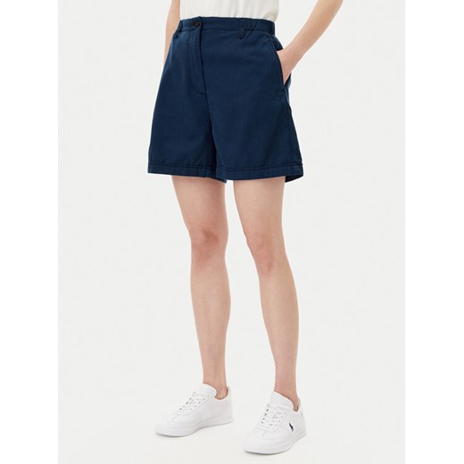 Tommy Hilfiger Szorty materiałowe WW0WW44762 Granatowy Regular Fit ze sklepu MODIVO w kategorii Szorty - zdjęcie 182688421