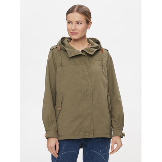 Pepe Jeans Parka Sally PL402319 Zielony Regular Fit ze sklepu MODIVO w kategorii Parki damskie - zdjęcie 182688633