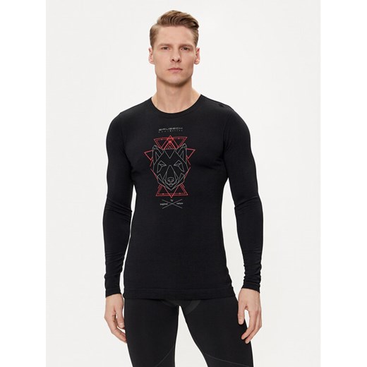 Brubeck Koszulka techniczna LS1414M Czarny Slim Fit ze sklepu MODIVO w kategorii T-shirty męskie - zdjęcie 182688651