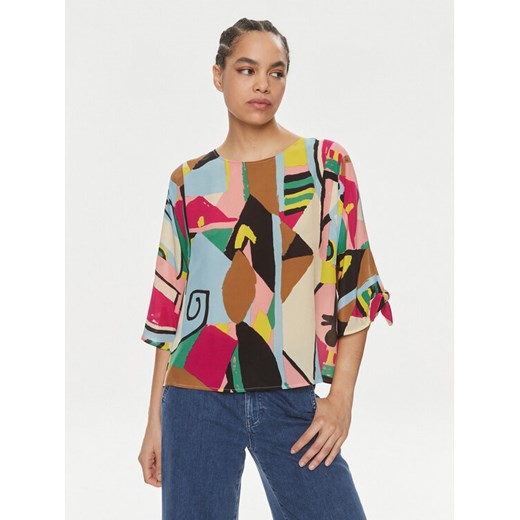 Weekend Max Mara Bluzka Pomposa 2415111072 Kolorowy Regular Fit ze sklepu MODIVO w kategorii Bluzki damskie - zdjęcie 182688660