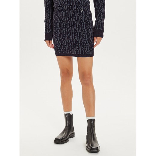 Patrizia Pepe Spódnica 2G0986 K210 Granatowy Regular Fit ze sklepu MODIVO w kategorii Spódnice - zdjęcie 182688771