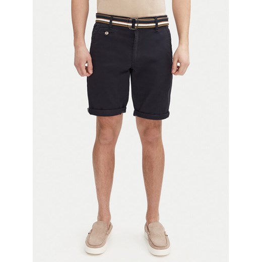 INDICODE Szorty materiałowe Royce 70-039 Granatowy Slim Fit ze sklepu MODIVO w kategorii Spodenki męskie - zdjęcie 182688952