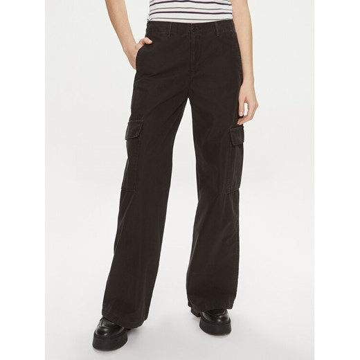 Levi's® Spodnie materiałowe A6077-0003 Czarny Baggy Fit ze sklepu MODIVO w kategorii Spodnie damskie - zdjęcie 182689000
