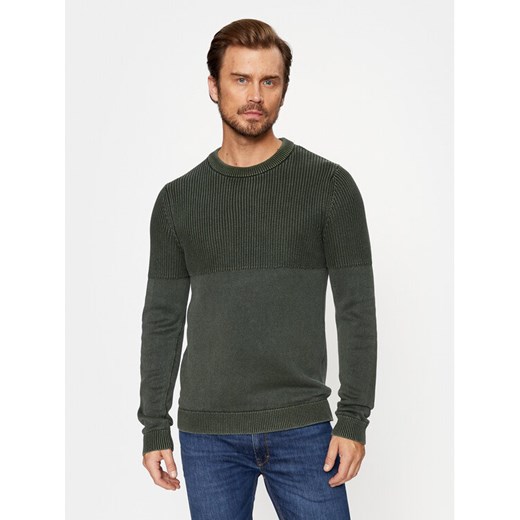 Jack&Jones Sweter 12236265 Zielony Regular Fit ze sklepu MODIVO w kategorii Swetry męskie - zdjęcie 182689022