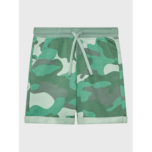 United Colors Of Benetton Szorty sportowe 38NZC901J Zielony Regular Fit ze sklepu MODIVO w kategorii Spodenki chłopięce - zdjęcie 182689033