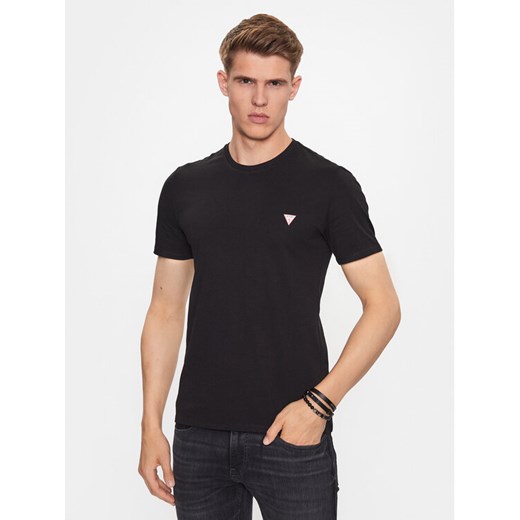 Guess T-Shirt M2YI36 I3Z14 Czarny Slim Fit ze sklepu MODIVO w kategorii T-shirty męskie - zdjęcie 182689133