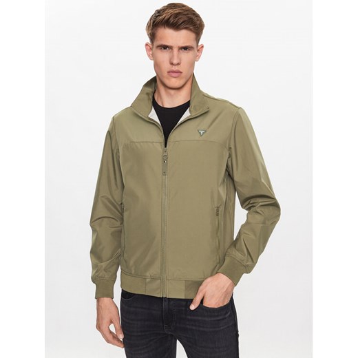 Guess Kurtka przejściowa M3RL60 WO065 Zielony Regular Fit ze sklepu MODIVO w kategorii Kurtki męskie - zdjęcie 182689233