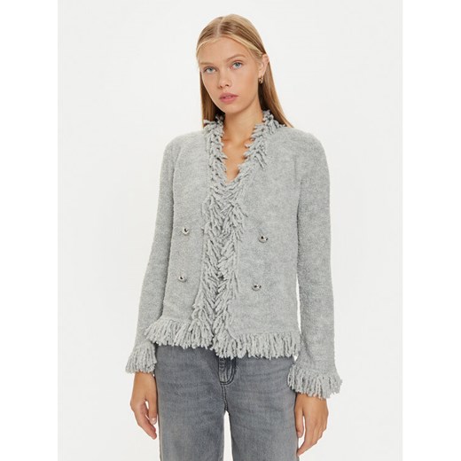 Marella Kardigan Rovo 2423916104 Szary Regular Fit ze sklepu MODIVO w kategorii Swetry damskie - zdjęcie 182689240