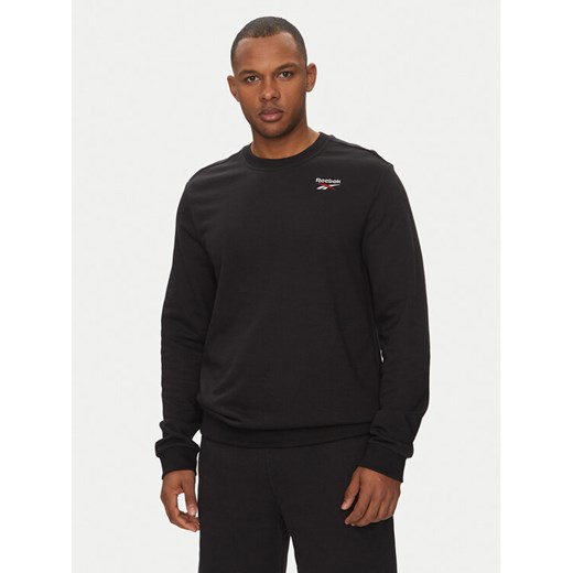 Reebok Bluza 100221788 Czarny Regular Fit ze sklepu MODIVO w kategorii Bluzy męskie - zdjęcie 182689251