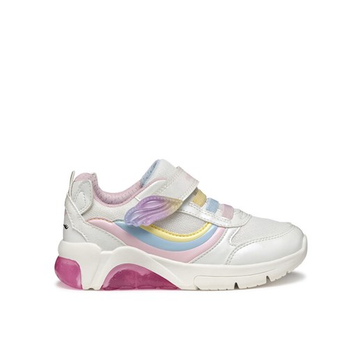 Geox Sneakersy J Fadinlight J55M4A 0KNGN C0653 M Biały ze sklepu MODIVO w kategorii Buty sportowe dziecięce - zdjęcie 182689293
