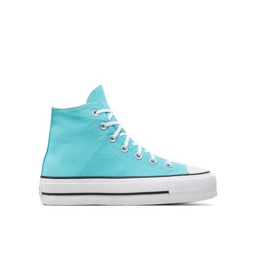 Converse Trampki Chuck Taylor All Star Lift A07570C Niebieski ze sklepu MODIVO w kategorii Trampki damskie - zdjęcie 182689330