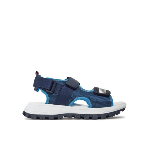 Tommy Hilfiger Sandały Flag Velcro Sandal T3B2-33434-1591 S Granatowy ze sklepu MODIVO w kategorii Sandały dziecięce - zdjęcie 182689350