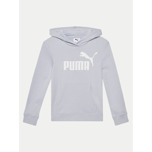 Puma Bluza Ess No. 1 Logo 684897 Błękitny Regular Fit ze sklepu MODIVO w kategorii Bluzy dziewczęce - zdjęcie 182689374