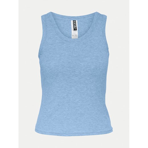 Pieces Top Anibi 17150269 Niebieski Regular Fit ze sklepu MODIVO w kategorii Bluzki damskie - zdjęcie 182689392