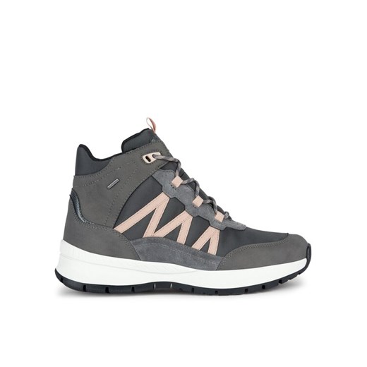 Geox Sneakersy D Braies B Abx D36BEA 011EK C9004 Szary ze sklepu MODIVO w kategorii Buty sportowe damskie - zdjęcie 182689432