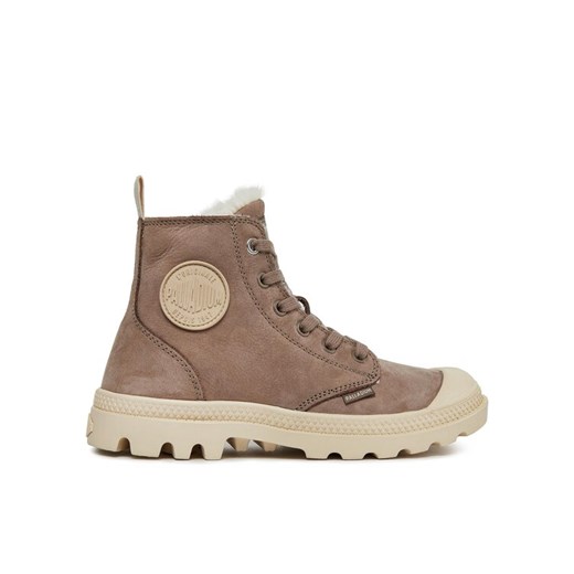 Palladium Trapery Pampa Hi Zip Wl 95982-212-M Brązowy ze sklepu MODIVO w kategorii Workery damskie - zdjęcie 182689452