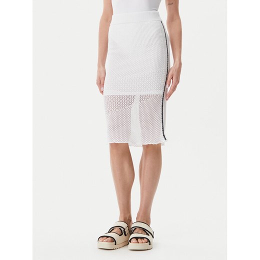 PINKO Spódnica midi Trivor 104892 A2EB Biały Regular Fit ze sklepu MODIVO w kategorii Spódnice - zdjęcie 182689481