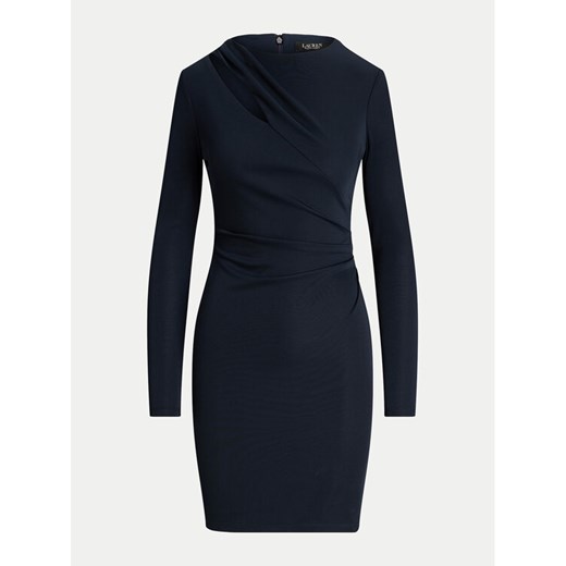 Lauren Ralph Lauren Sukienka koktajlowa 253926430003 Granatowy Slim Fit ze sklepu MODIVO w kategorii Sukienki - zdjęcie 182689510