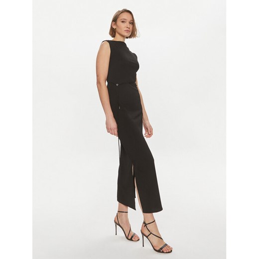 Calvin Klein Sukienka letnia Crinkled K20K206545 Czarny Regular Fit ze sklepu MODIVO w kategorii Sukienki - zdjęcie 182689610