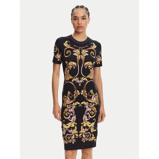 Versace Jeans Couture Sukienka codzienna 78HAO9P9 Czarny Slim Fit ze sklepu MODIVO w kategorii Sukienki - zdjęcie 182689624