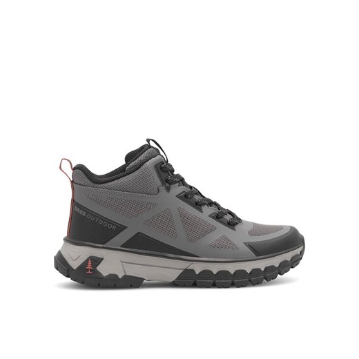 BASS OUTDOOR Trapery BA12T001 Szary ze sklepu MODIVO w kategorii Buty trekkingowe damskie - zdjęcie 182689662