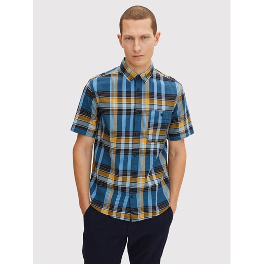 Tom Tailor Koszula 1031045 Niebieski Regular Fit ze sklepu MODIVO w kategorii Koszule męskie - zdjęcie 182689703