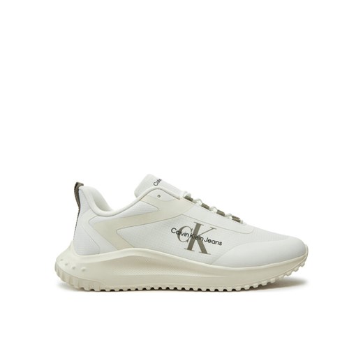 Calvin Klein Jeans Sneakersy Eva Runner Low Lace Ml YM0YM00968 Biały ze sklepu MODIVO w kategorii Buty sportowe męskie - zdjęcie 182689721