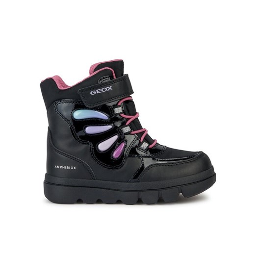 Geox Kozaki J Willaboom Girl B A J36HWA 054FU C9240 D Czarny ze sklepu MODIVO w kategorii Buty zimowe dziecięce - zdjęcie 182689743