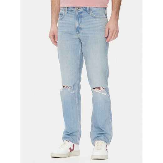 Lee Jeansy West 112363966 Niebieski Straight Fit ze sklepu MODIVO w kategorii Jeansy męskie - zdjęcie 182689783