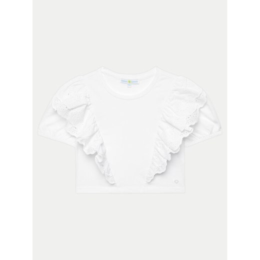 Original Marines T-Shirt DEP3199F Biały Regular Fit ze sklepu MODIVO w kategorii Bluzki dziewczęce - zdjęcie 182689793